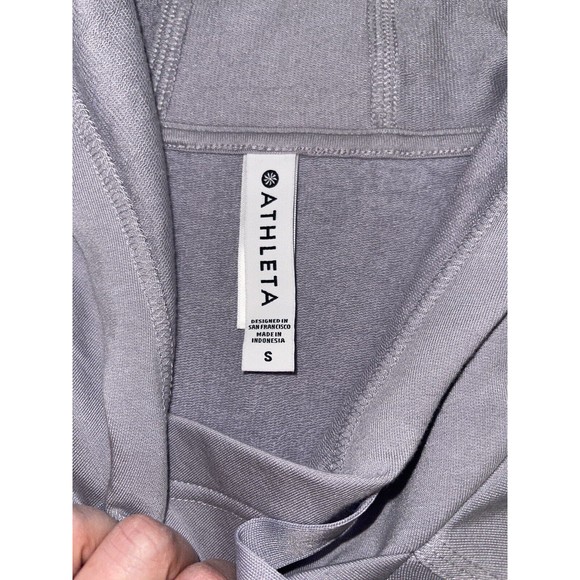 Athleta Short Sleeve Cabana Tunic Hoodie Women’s Small - Picture 6 of 8